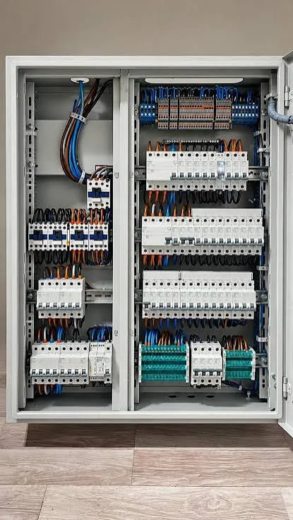 Kompakt elektrik dağıtım panosu iç düzeni